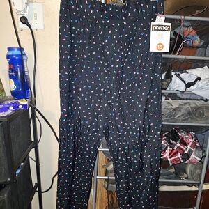 Panther Black Pant with Multicolor Accents